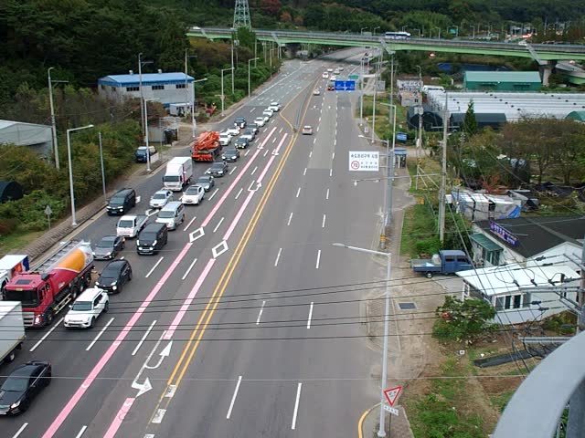 月平交叉路口蔚山交界
