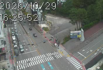 釜山機械工業高等學校三岔路口