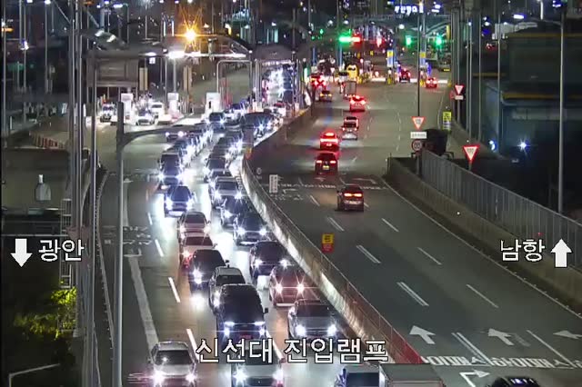 釜山港大橋神仙台碼頭匝道