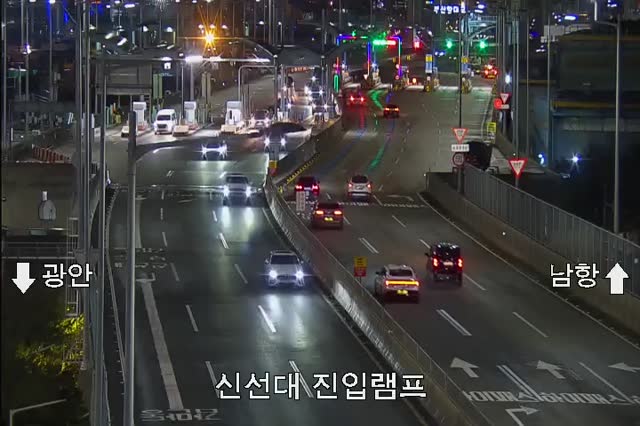 釜山港大橋神仙台碼頭匝道