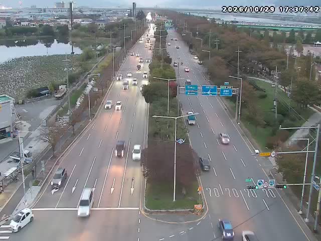 麥島村路口洛東江水邊公園