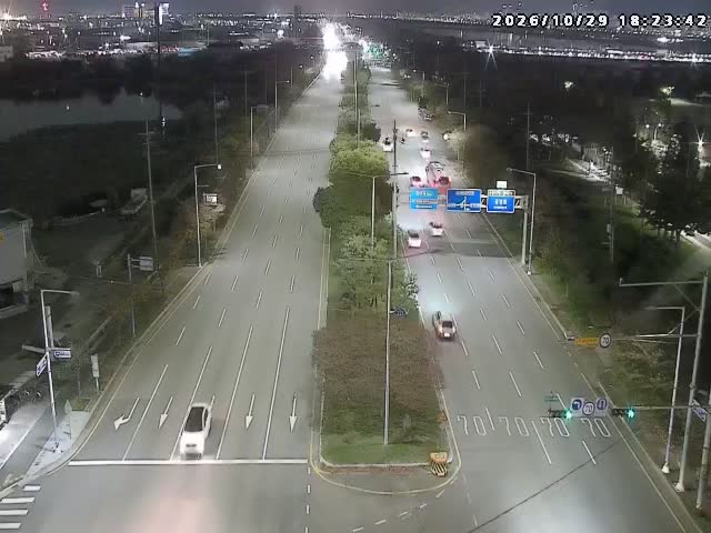 麥島村路口洛東江水邊公園