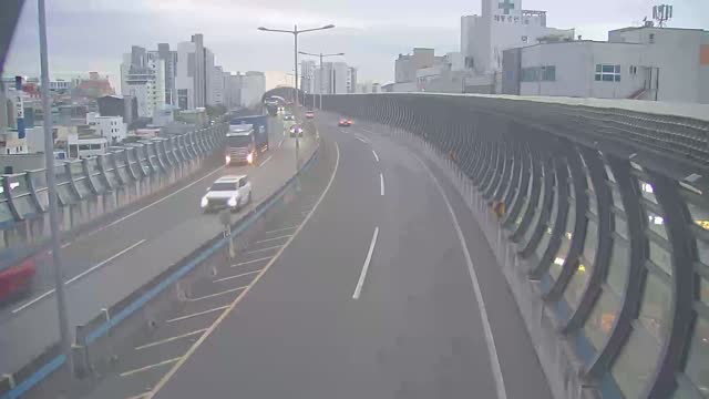 南港大橋第3隧道終點處