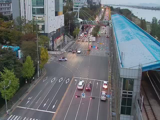 金谷站三岔路口金谷大路