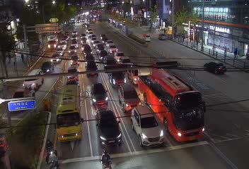 開成中學校前下行/市民公園方向