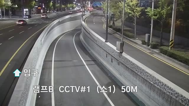 東萊交流道入口萬德隧道聯絡道