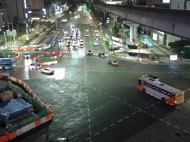 沙上站前十字路口西部巴士客運站