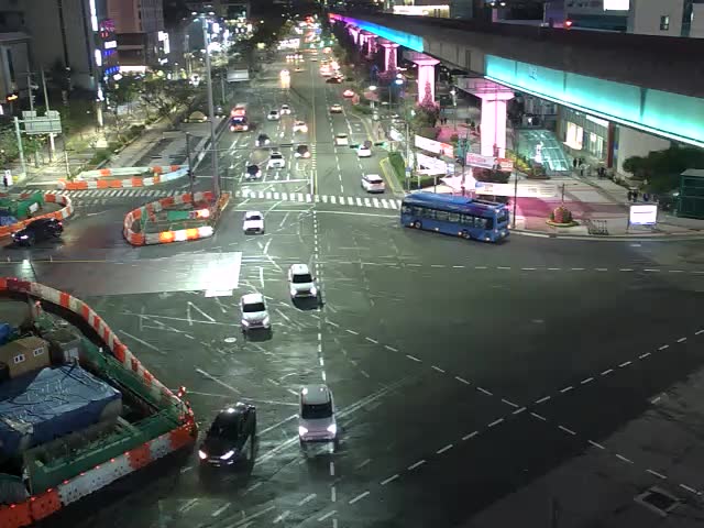沙上站前十字路口西部巴士客運站