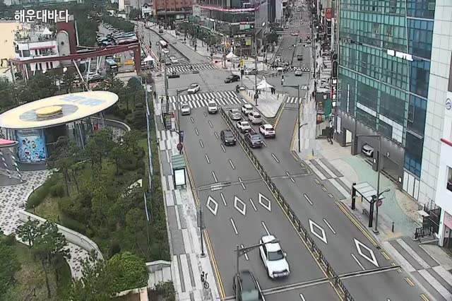 海雲台海濱路海水浴場活動廣場前