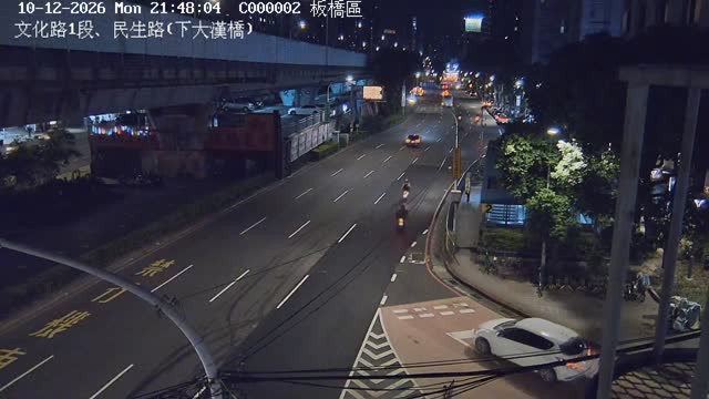 板橋區文化路1段、民生路(下大漢橋)