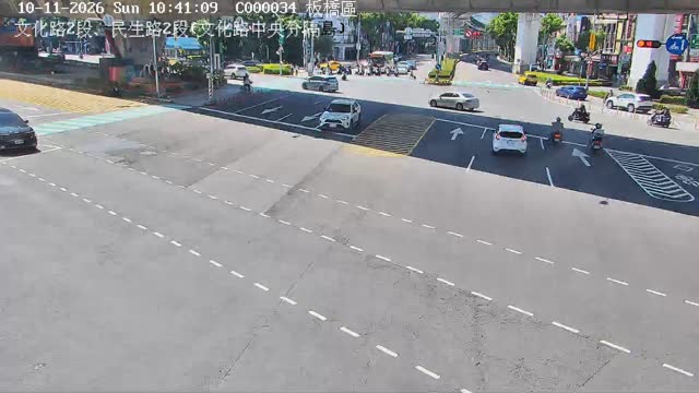 板橋區文化路2段、民生路2段(文化路中央分隔島)
