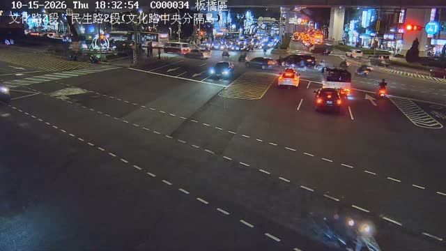 板橋區文化路2段、民生路2段(文化路中央分隔島)