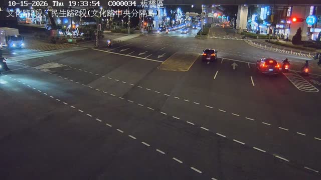 板橋區文化路2段、民生路2段(文化路中央分隔島)