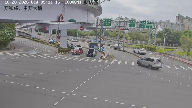 新店區安和路、中安大橋