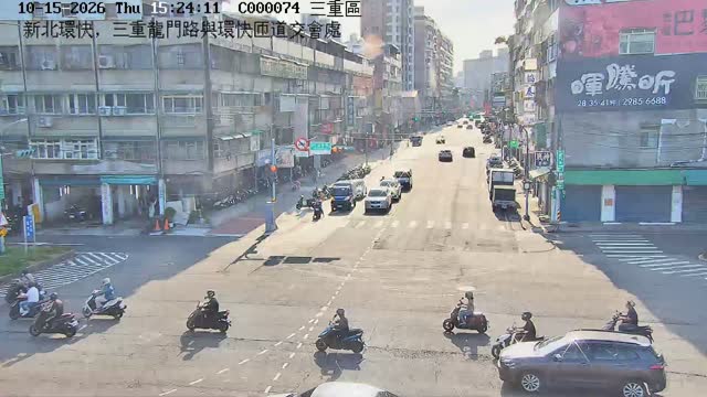 新北環快，三重龍門路與環快匝道交會處