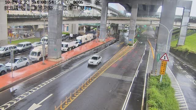 新北環快，三重成功路平面匝道口(雙向)