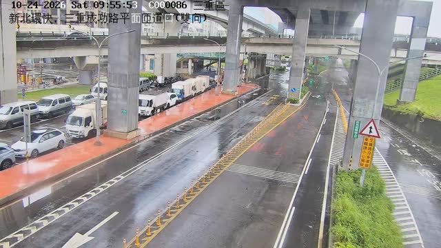 新北環快，三重成功路平面匝道口(雙向)