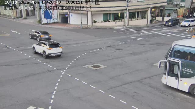 新店區環河路、中央路口(東側號誌桿上)