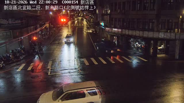 新店區北宜路二段、新烏路口(北側號誌桿上)