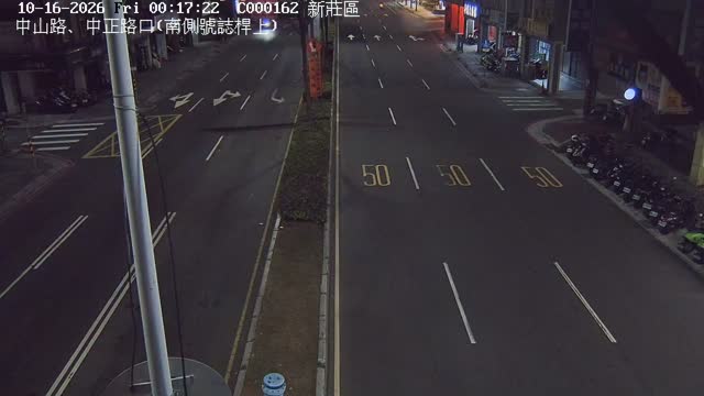 新莊區新北大道、中正路口(南側號誌桿上)