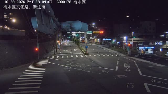 淡水區文化路、新生街口