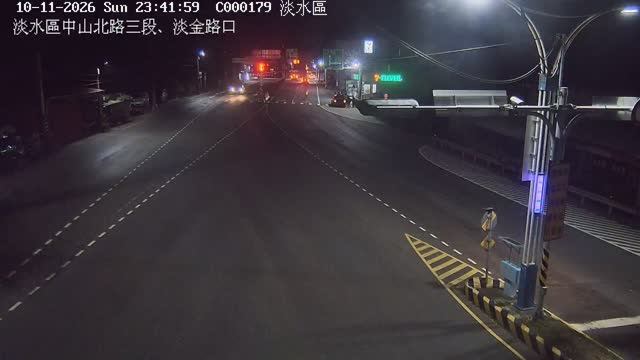 淡水區中山北路三段、淡金路口