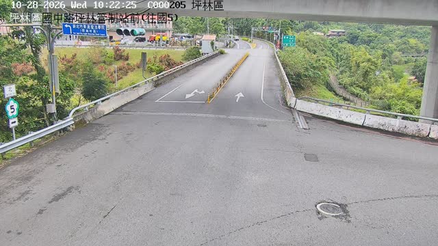 坪林區國中路坪林管制站前(往國5)