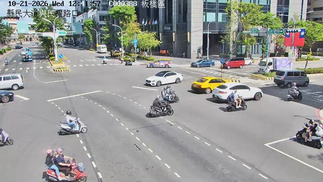 板橋區縣民大道與民權路