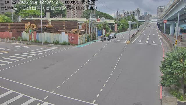 台65南下匝道出口(合宜一路/環河道路平面)