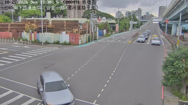 台65南下匝道出口(合宜一路/環河道路平面)