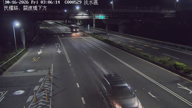 民權路、關渡橋下方