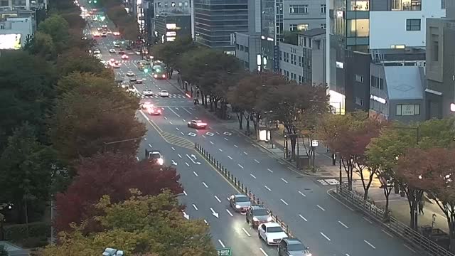 清潭公園十字路口