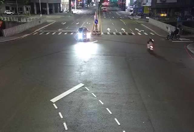 中清路/黎明路(右側車流往環中路)