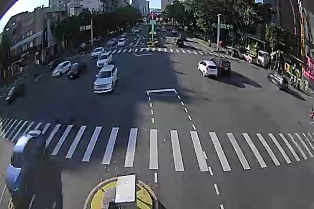 台灣大道/大墩路(右側車流往台中交流道)