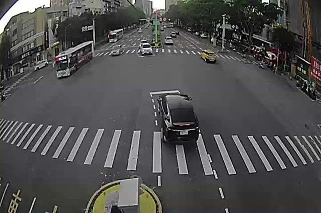 台灣大道/大墩路(右側車流往台中交流道)