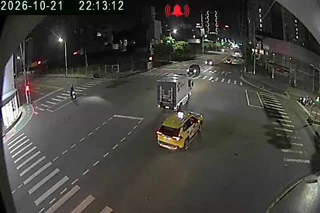 安和路/朝馬路(右側車流往台灣大道)