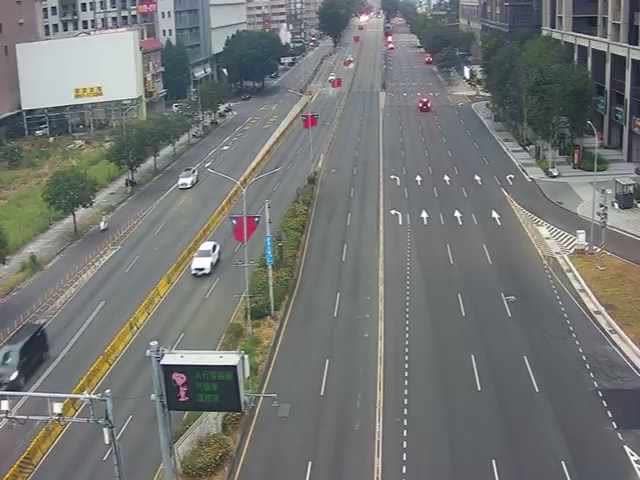 台灣大道/環中路(右側車流往文心路)