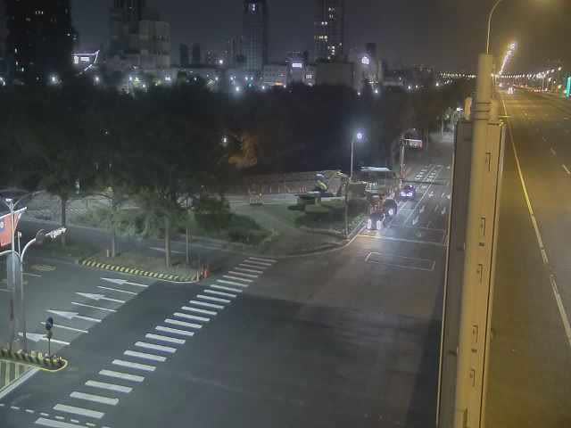 市政路/環中路(右側車流往文心路)