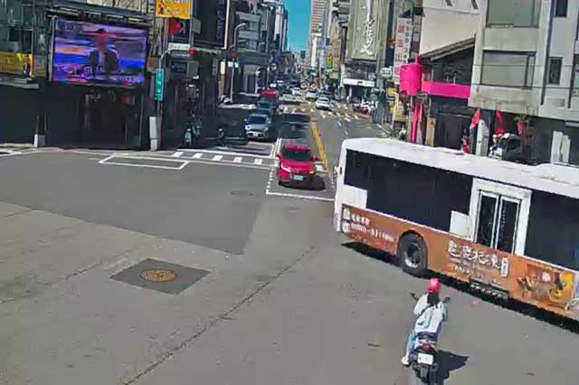 民權路/建國路(右側車流往向上路)