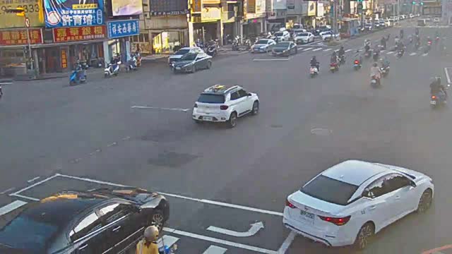 北屯路/文心路(右側車流往進化北路)