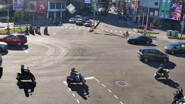 中清路/忠明路(右側車流往台灣大道)Zhongqing Rd./Zhongming Rd(Right side Traffic flow to Taiwan Blvd)