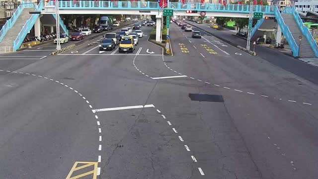 台灣大道/福安路(右側車流往文心路)