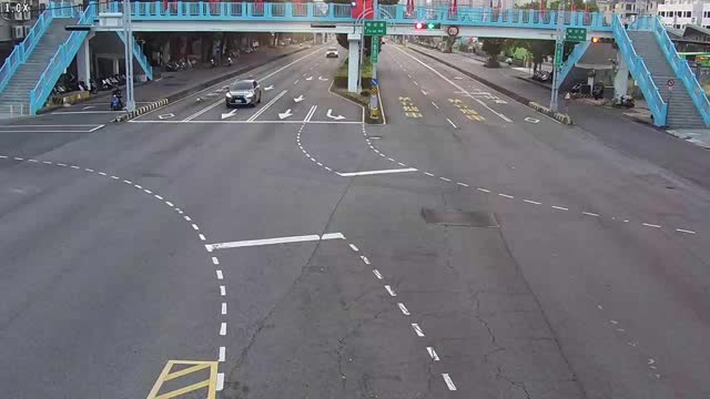 台灣大道/福安路(右側車流往文心路)