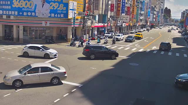 台中路/復興路(右側車流往建成路)