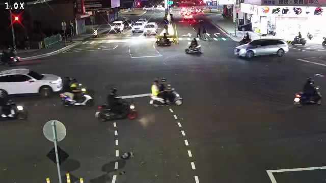 忠明南路/復興路(右側車流往中投公路)