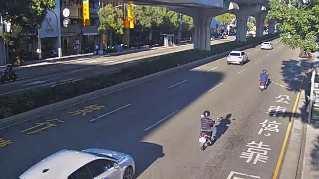 文心路/河南路(右側車流往中清路)