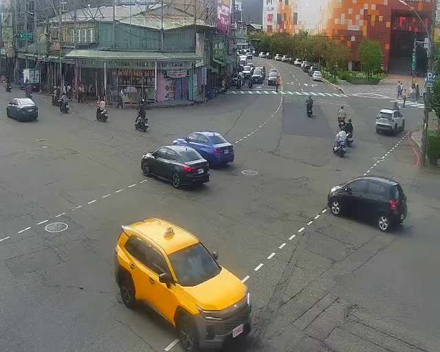 建成路/忠孝路(右側車流往大智路) Jiancheng Rd/ Zhongxiao Rd (Right side Traffic flow to Dazhi Rd)