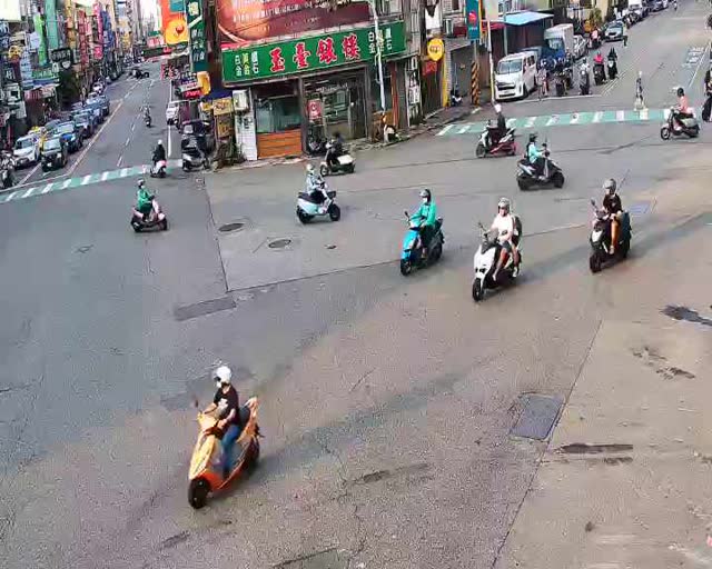 大里區中興路/新仁路 (右側車流往環中東路)Zhongxing Rd./Xinren Rd..(Right side Traffic flow to Huanzhong E.Rd.)