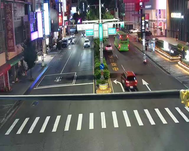 中清路/庄美街(右側車流往文心路)