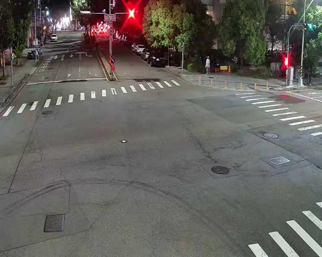 經貿七路/中平路(右側車流往中清路)